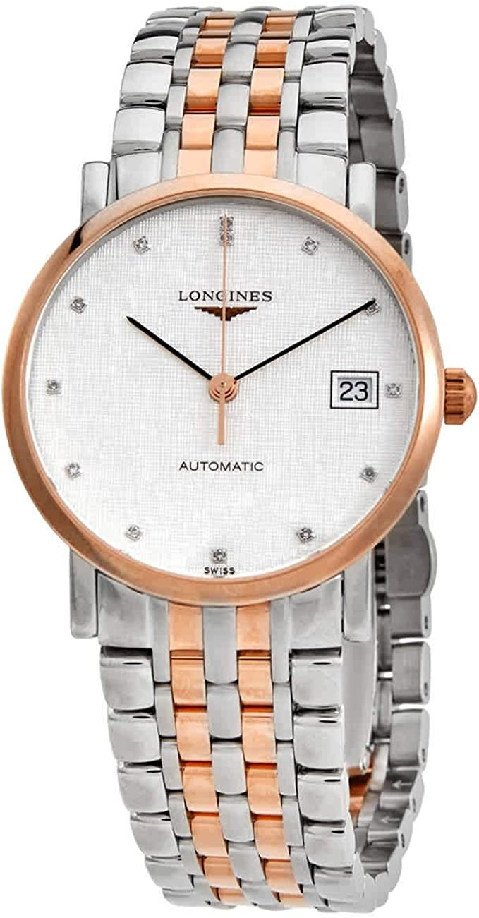 Longines Elegant Diamond Silver Dial Ladies Watch L4.809.5.77.7